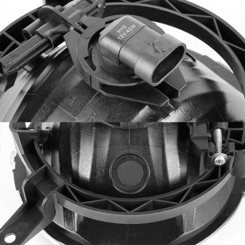 Clear Lens Chrome Housing Front Bumper Fog Light/Lamp Kit For Ford 05-09 Mustang