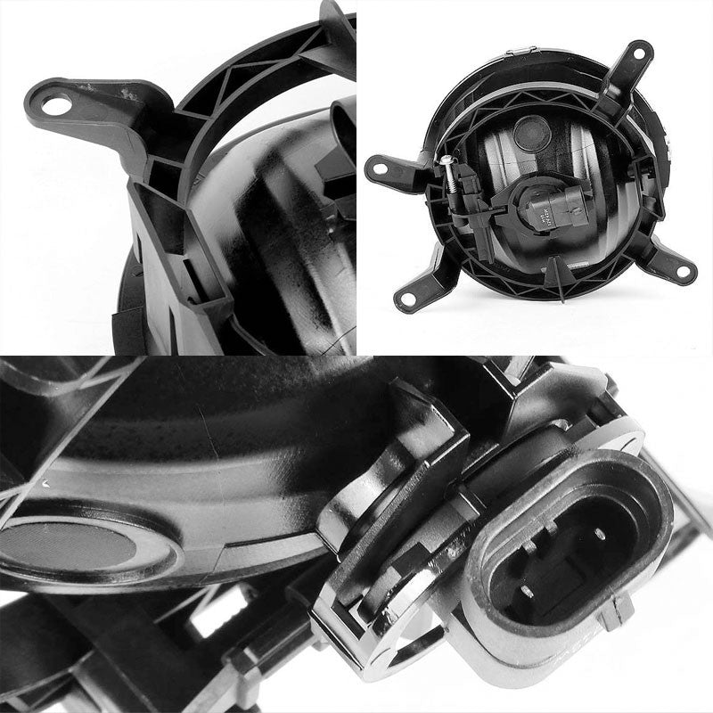 Clear Lens Chrome Housing Front Bumper Fog Light/Lamp Kit For Ford 05-09 Mustang