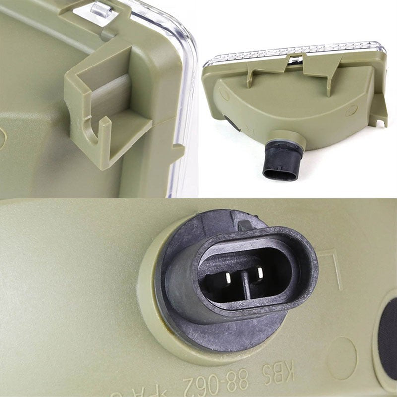 Smoke OE Bumper Fog Light Lamp Chevy 98-04 S10 Pickup Blazer GMT325 BFC-FOLK-NSCHV98S10SM