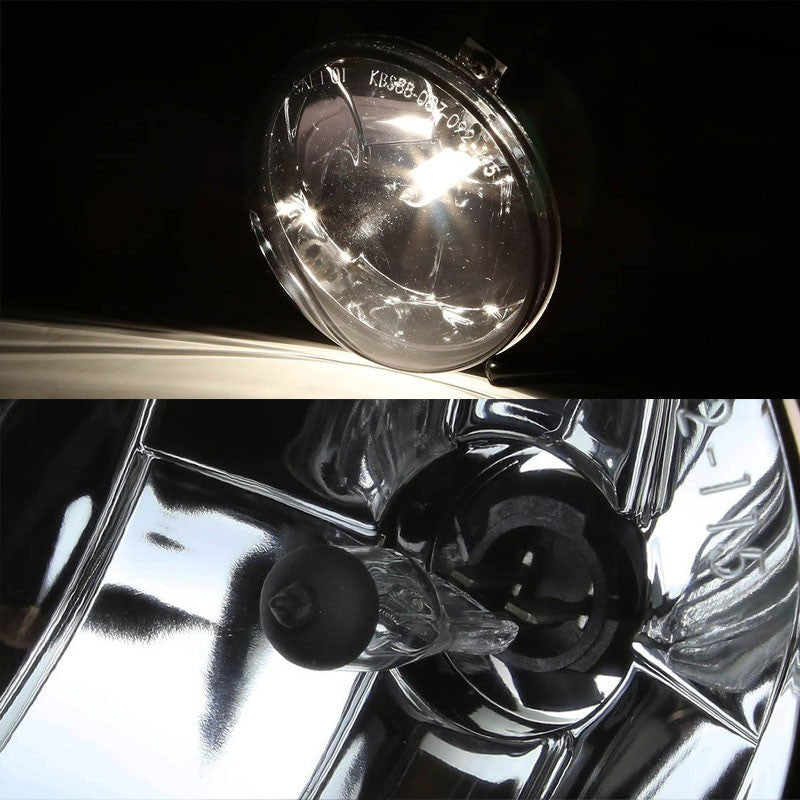Smoke Lens Chrome Housing Bumper Fog Light/Lamp For Dodge 01-04 Dakota/Durango
