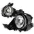 Clear Chrome Bumper Fog Light/Lamp Subaru 2008-2011 Impreza BFC-FOLK-NS053CH