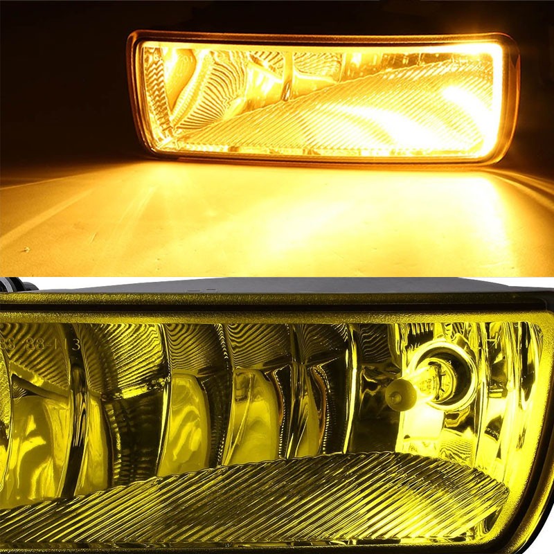 Amber Lens Chrome Housing Fog Light/Lamp Kit For Ford 06-10 Explorer/Sport Trac