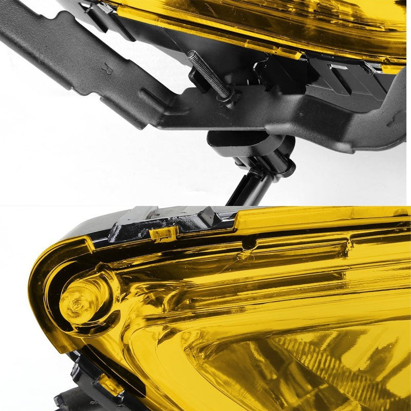 Yellow Amber Replacement Fog Light Bezel 11-13 Hyundai Elantra 4DR Sedan MD UD BFC-FOLK-NS-BZ-HYELA4DAM