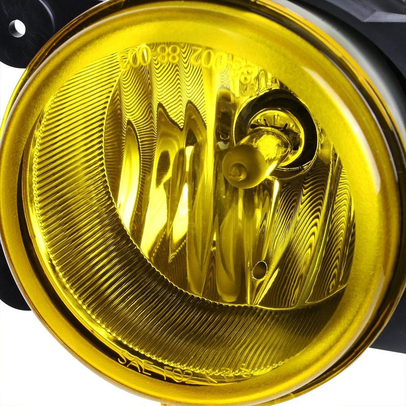 Yellow Amber Lens Front Bumper Fog Light Lamp +Switch For 05+ Chrysler/Dodge