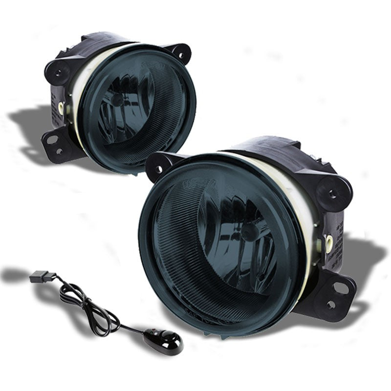 Smoke Fog Light Lamp 05-10 Chrysler 300 08-09 Dodge Caliber SRT-4 06 Dodge Charger SRT-8 BFC-FOLK-SW-MULT3-C1D2-TY2SM