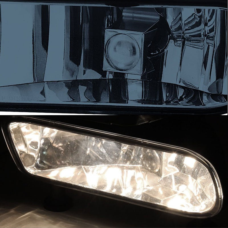 Blue Tint Lens Fog Light Lamp +Switch For 99-02 Sierra 1500-3500/00-06 Yukon