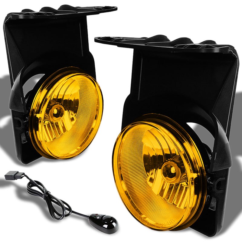 Yellow Amber OE Bumper Fog Light Lamp GMC 03-06 Sierra 1500 2500 3500 BFC-FOLK-SW-MULT2-GMC2AM