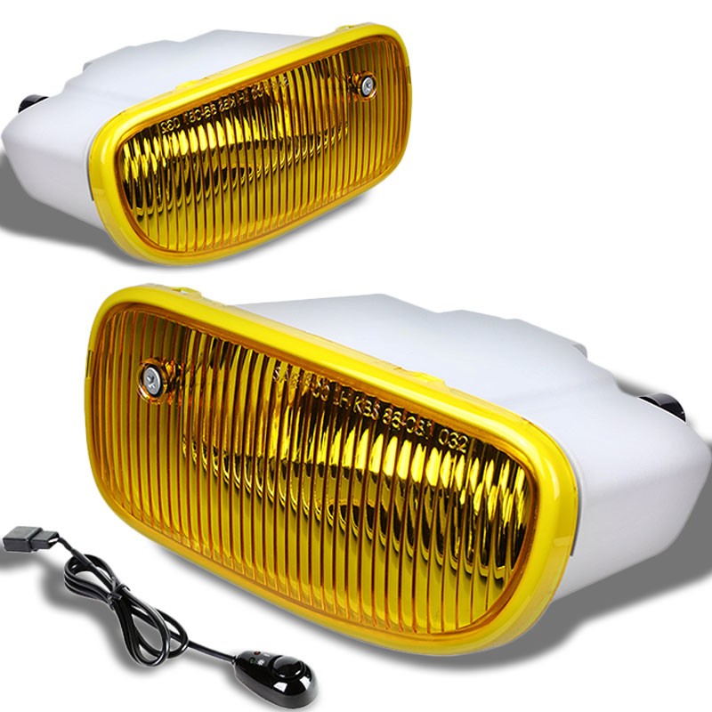 Yellow Amber OE Bumper Fog Light Lamp Jeep 99-04 Grand Cherokee WJ BFC-FOLK-SW-JEEP99GCHEAM