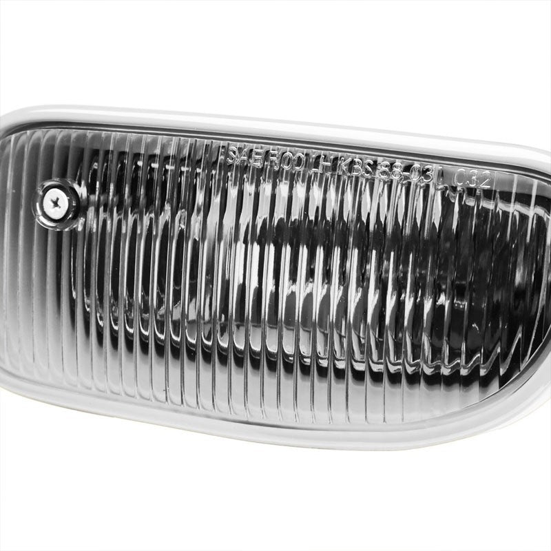 Clear Len OE Front Bumper Fog Light Lamp+Bulb+Switch For 99-04 Grand Cherokee WJ