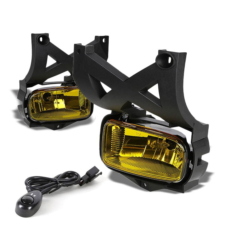 Amber Chrome Bumper Fog Light/Lamp Ford 2001-2004 Escape BFC-FOLK-T018AM