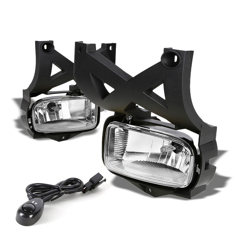 Clear Chrome Bumper Fog Light/Lamp Ford 2001-2004 Escape BFC-FOLK-T018CH