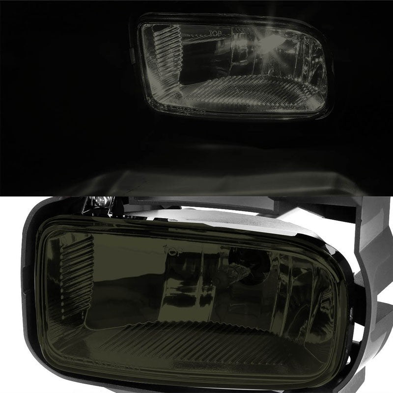 Smoke Lens Chrome Housing Front Bumper Fog Light/Lamp For Ford 01-04 Escape