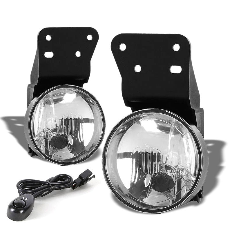 Clear Chrome Bumper Fog Light/Lamp Pontiac 1999-2005 Grand Am BFC-FOLK-T019CH