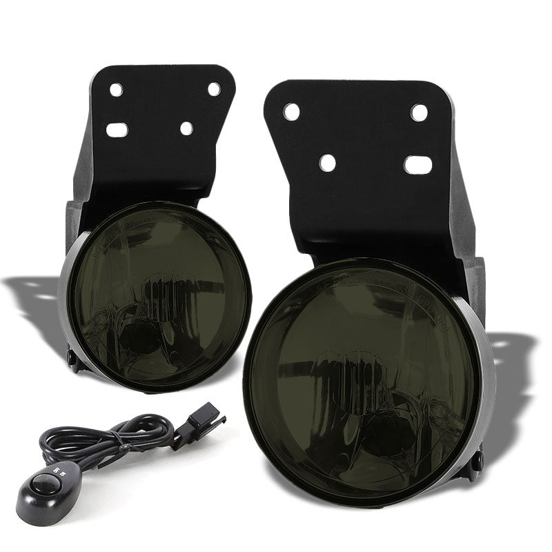 Smoke Chrome Bumper Fog Light/Lamp Pontiac 1999-2005 Grand Am BFC-FOLK-T019SM