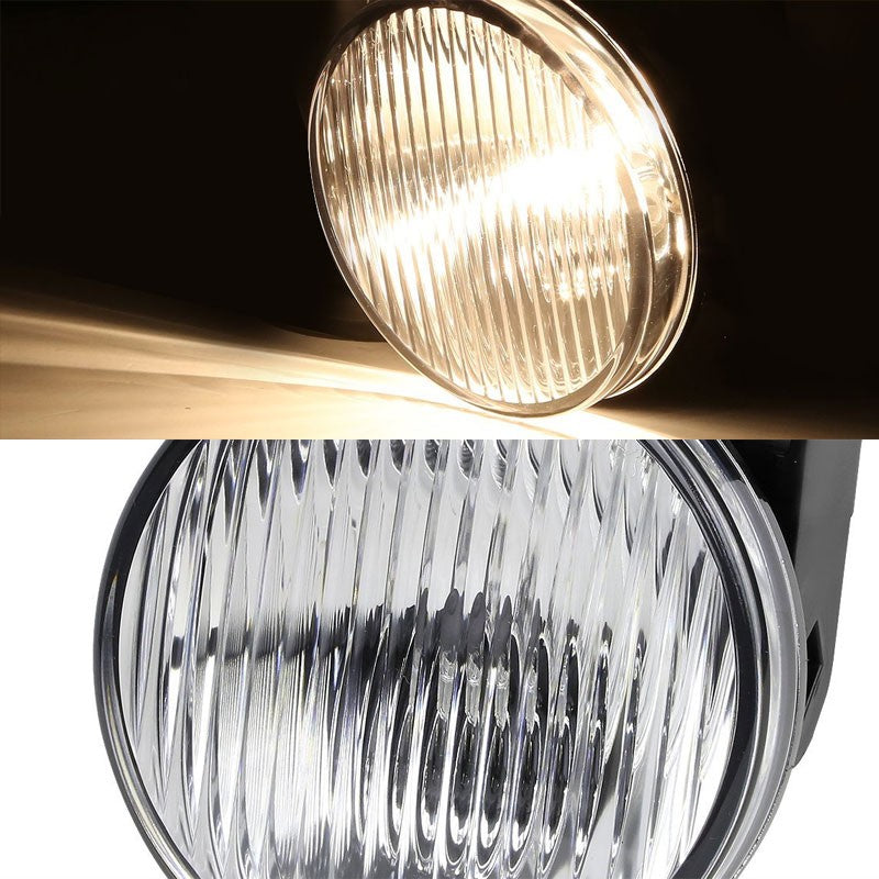 Clear Lens Chrome Housing Fog Light/Lamp Kit For Dodge 94-01 Ram 1500/2500/3500