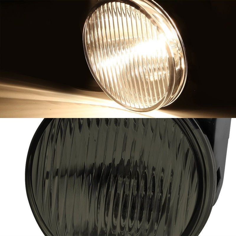 Smoke Lens Chrome Housing Fog Light/Lamp Kit For Dodge 94-01 Ram 1500/2500/3500