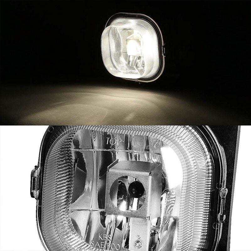 Clear Fog Light Lamp Ford 00-04 Excursion 99-04 F-250 F-350 F-450 F-550 Super Duty BFC-FOLK-T022CH