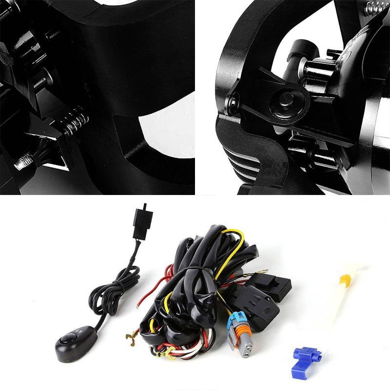 Smoke Fog Light Lamp Ford 2008-2010 F-250 F-350 F-450 F-550 Super Duty BFC-FOLK-T031SM
