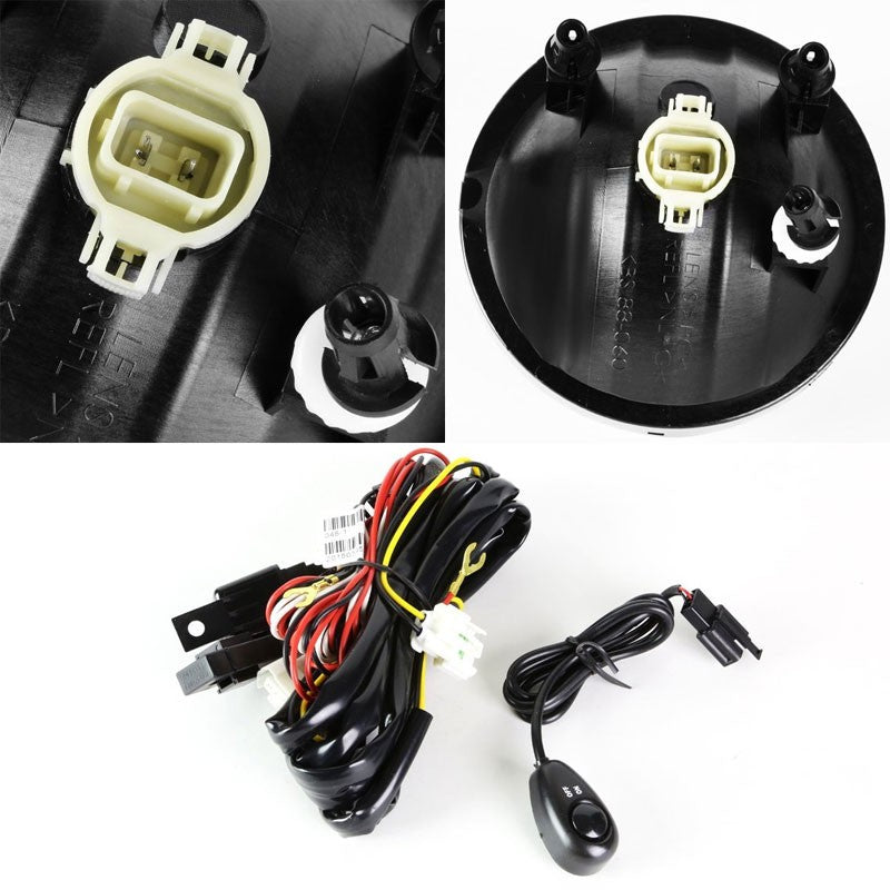 Clear OE Bumper Fog Light Lamp GMC 07+ SIERRA 1500 2500HD 3500HD BFC-FOLK-SW-GMC07152535HDCH