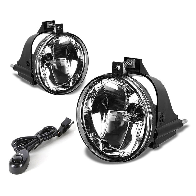 Clear Chrome Bumper Fog Light/Lamp Dodge 2003-2005 Neon BFC-FOLK-T051CH