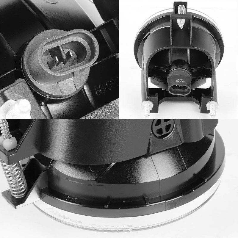 Clear Lens Chrome Housing Front Bumper Fog Light/Lamp Kit For Dodge 03-05 Neon