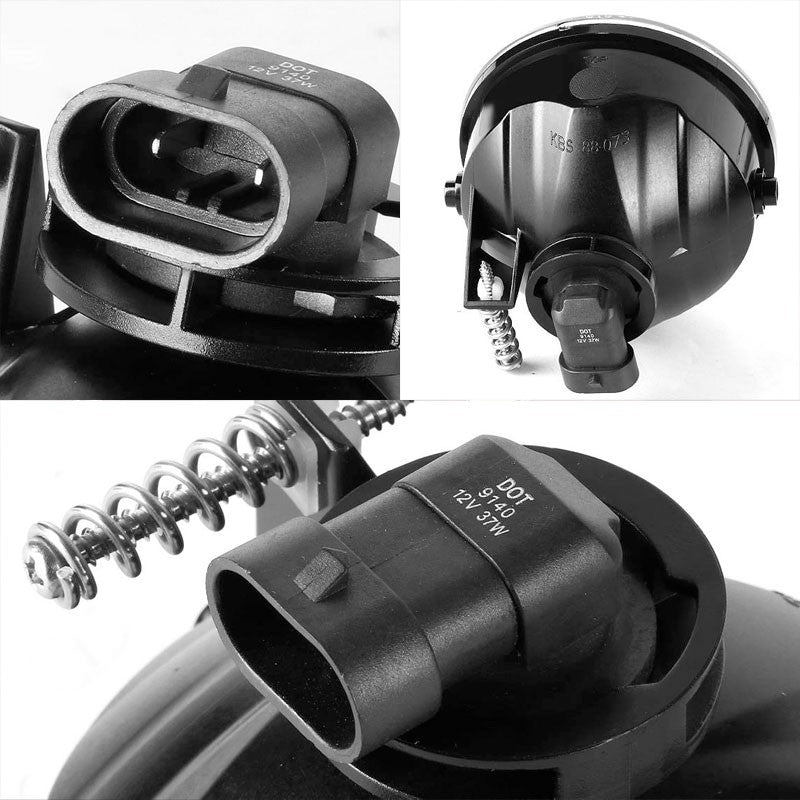Clear Lens Chrome Housing Front Fog Light/Lamp Kit For Ford 11-14 F150/Mark LT