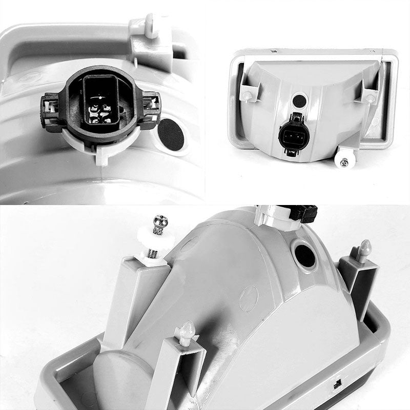 Smoke Lens Chrome Housing Fog Light/Lamp For Chevy 07-15 Silverado 15/25HD/35HD