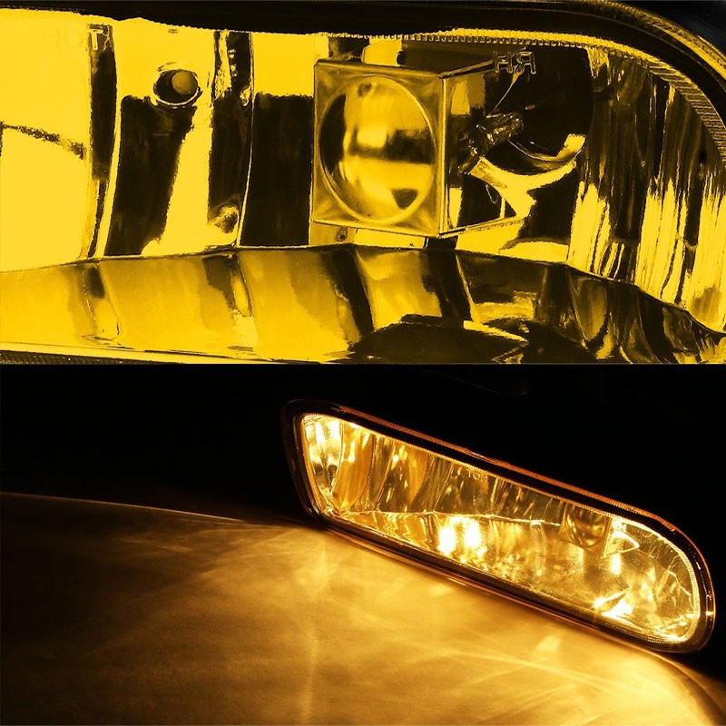 Yellow Amber OE Bumper Fog Light Lamp Chevy Silverado Suburban Tahoe BFC-FOLK-NS-MULT3CHV3AM