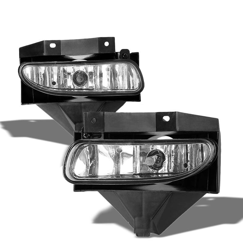 Clear Chrome Bumper Fog Light/Lamp Ford 1999-2004 Mustang BFC-FOLK-ZTL115CH