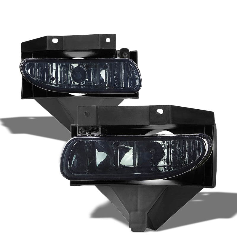 Smoke Chrome Bumper Fog Light/Lamp Ford 1999-2004 Mustang BFC-FOLK-ZTL115SM