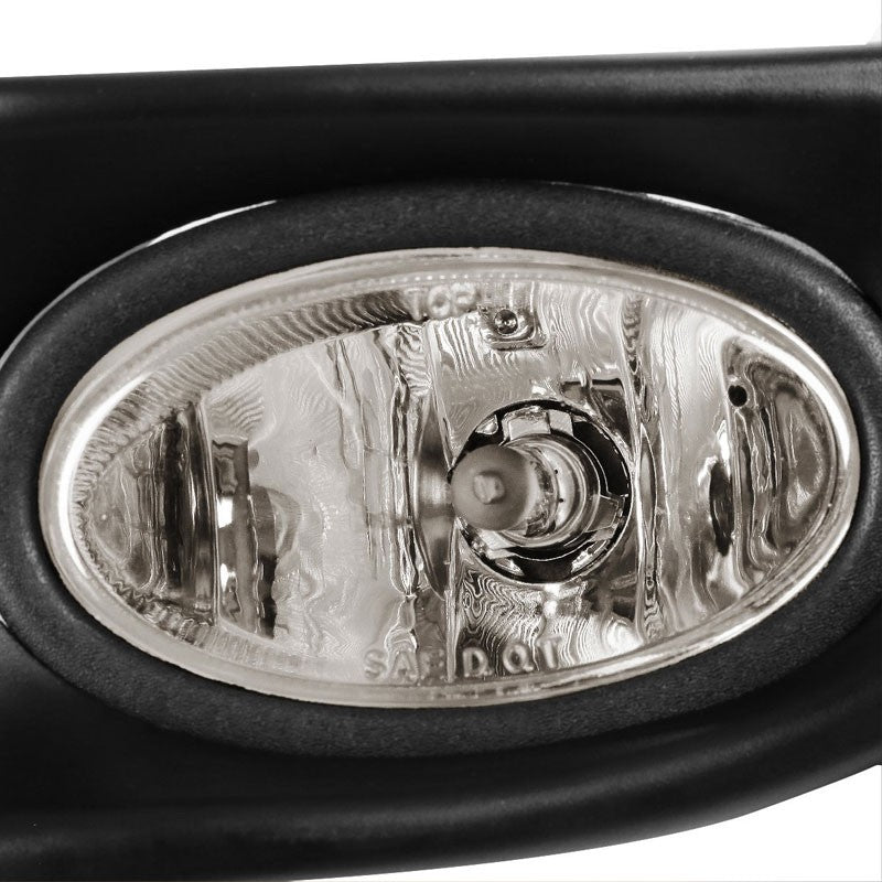 Smoke Fog Light with Bezel Honda 03-05 Accord 4DR Sedan CM5 6 BFC-FOLK-SW-BZ-HON03ACC4DSM