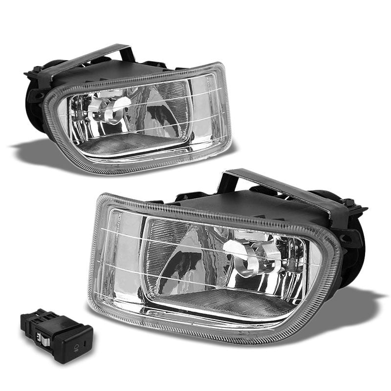 Clear Chrome Bumper Fog Light/Lamp Honda 1999-2004 Odyssey BFC-FOLK-ZTL123CH