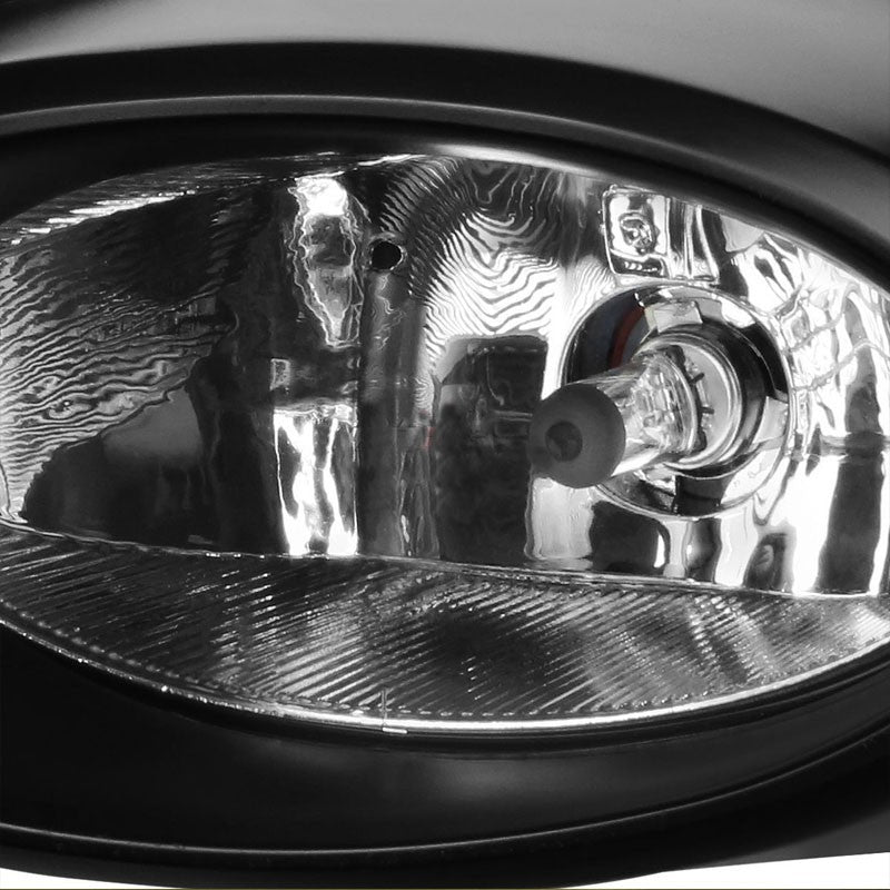 Clear Lens Front Fog Light Lamp w/Bezel +Switch For 09-11 Civic 2DR FG1/2
