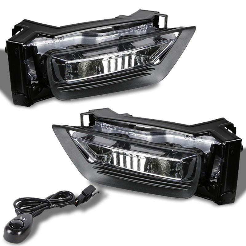 Clear OE Bumper Fog Light Lamp Honda 13-14 Accord 4DR Sedan CR2 3 BFC-FOLK-SW-HON13CIV4DCH