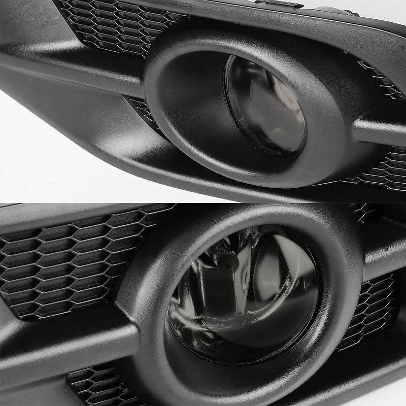 Smoke Lens Chrome Housing Front Bumper Fog Light/Lamp For Honda 12-14 CR-V CRV