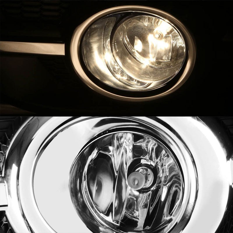 Clear Chrome Bumper Fog Light/Lamp Honda 2012-2014 CR-V BFC-FOLK-ZTL129CH