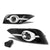 Smoke Chrome Bumper Fog Light/Lamp Honda 2012-2014 CR-V BFC-FOLK-ZTL129SM