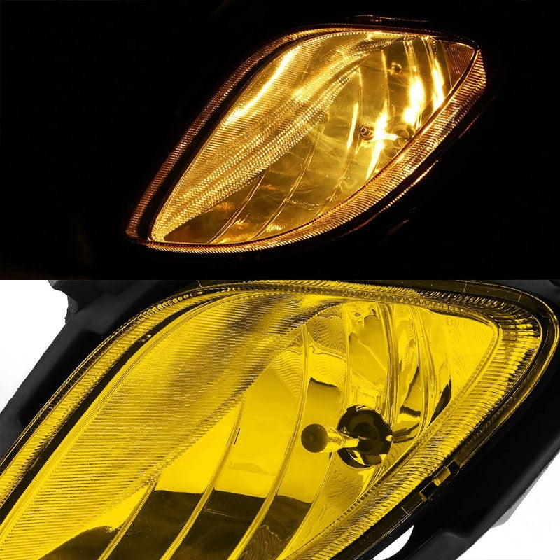 Amber Lens Chrome Housing Bumper Fog Light/Lamp For 10-12 Genesis Coupe