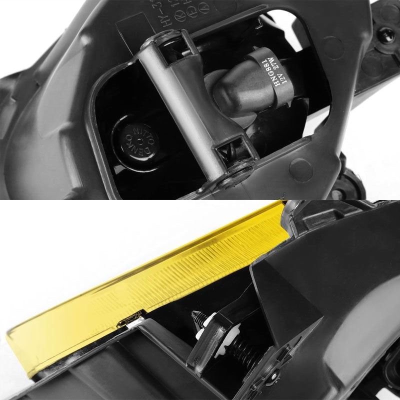 Amber Lens Chrome Housing Bumper Fog Light/Lamp For 10-12 Genesis Coupe