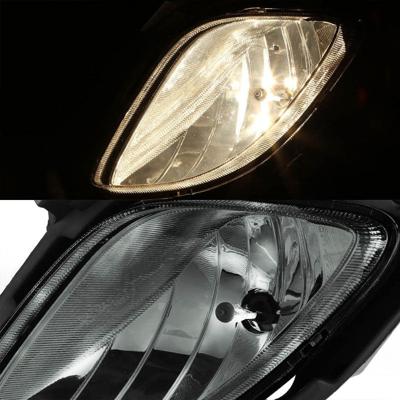 Smoke Lens Chrome Housing Bumper Fog Light/Lamp For 10-12 Genesis Coupe