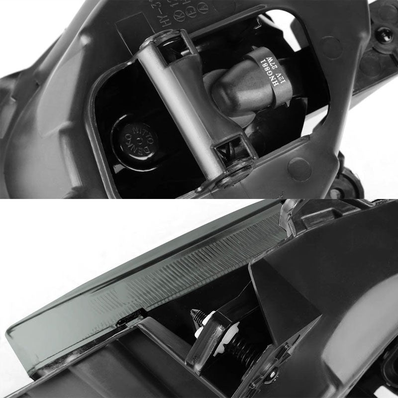 Smoke Lens Chrome Housing Bumper Fog Light/Lamp For 10-12 Genesis Coupe