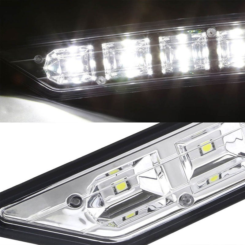 Clear Chrome Bumper Fog Light/Lamp Hyundai 2011-2014 Sonata BFC-FOLK-ZTL131CH