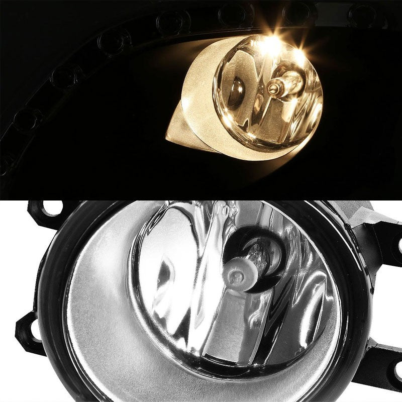Clear Lens Chrome Housing Front Bumper Fog Light/Lamp For Toyota 10-11 Camry