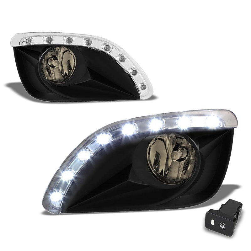 Smoke Chrome Bumper Fog Light/Lamp Toyota 2010-2011 Camry BFC-FOLK-ZTL137SM