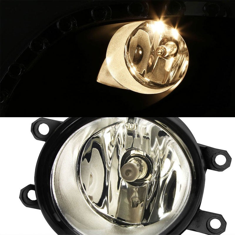Smoke Lens Chrome Housing Front Bumper Fog Light/Lamp For Toyota 10-11 Camry