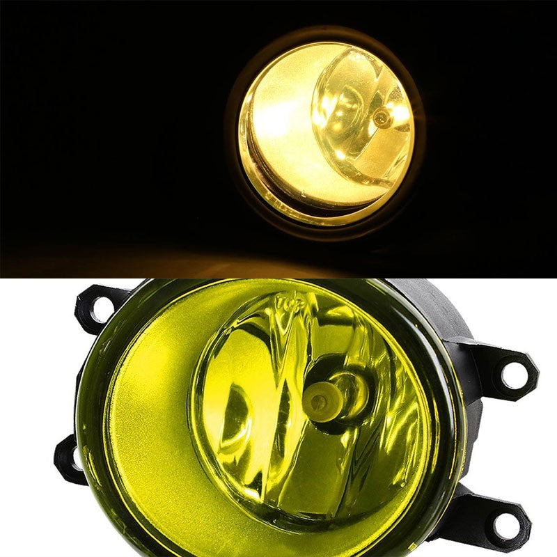 Amber Lens Chrome Housing Front Bumper Fog Light/Lamp For Toyota 09-12 RAV4 XA30