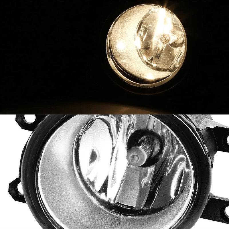 Clear Lens Chrome Housing Front Bumper Fog Light/Lamp For Toyota 09-12 RAV4 XA30