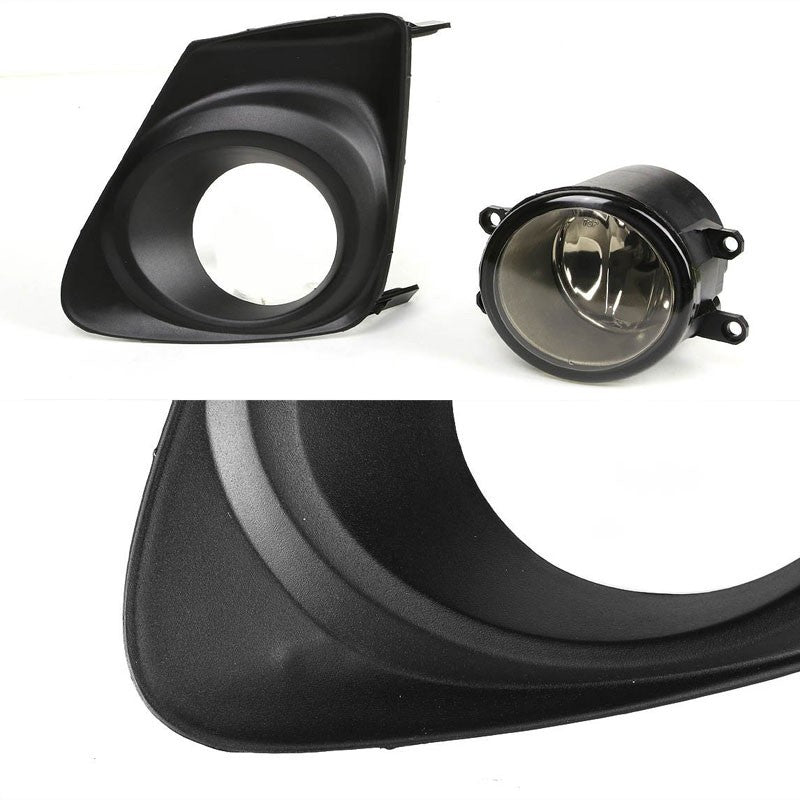 Smoke Lens Chrome Housing Front Bumper Fog Light/Lamp For Toyota 11-13 Corolla