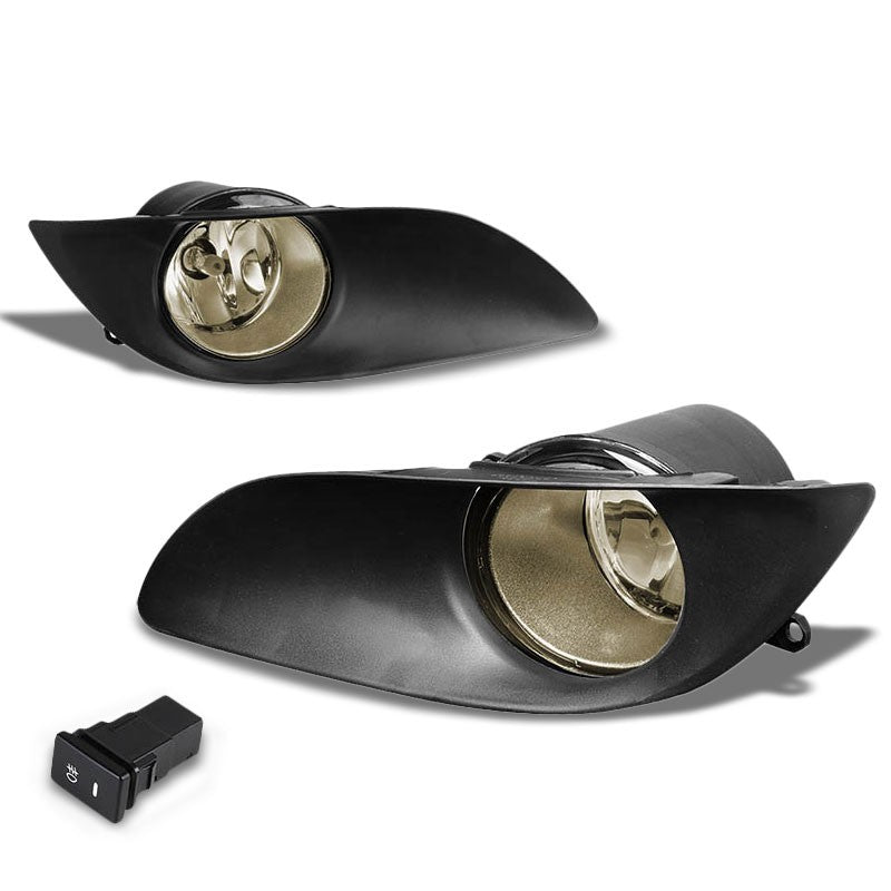 Smoke Chrome Bumper Fog Light/Lamp Toyota 2009-2011 Yaris BFC-FOLK-ZTL152SM