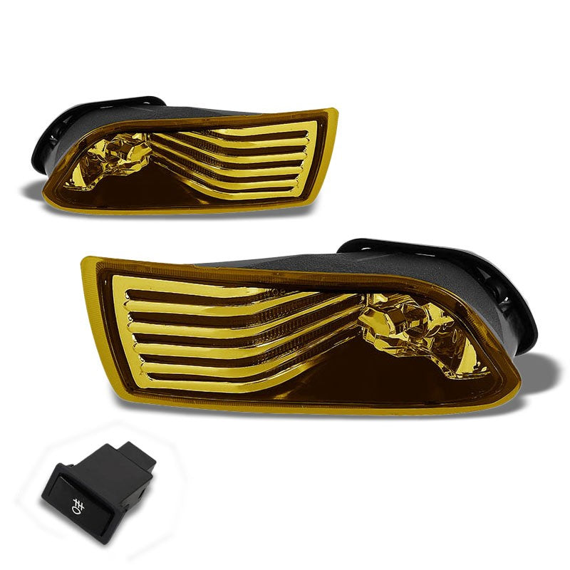 Amber Chrome Bumper Fog Light/Lamp Scion 2005-2010 tC BFC-FOLK-ZTL153AM